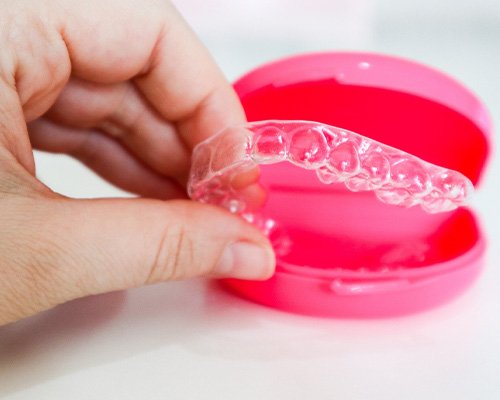 Invisalign in a case
