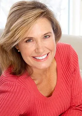 Photo of smiling woman after her dental veneers procedure in Wayne PA